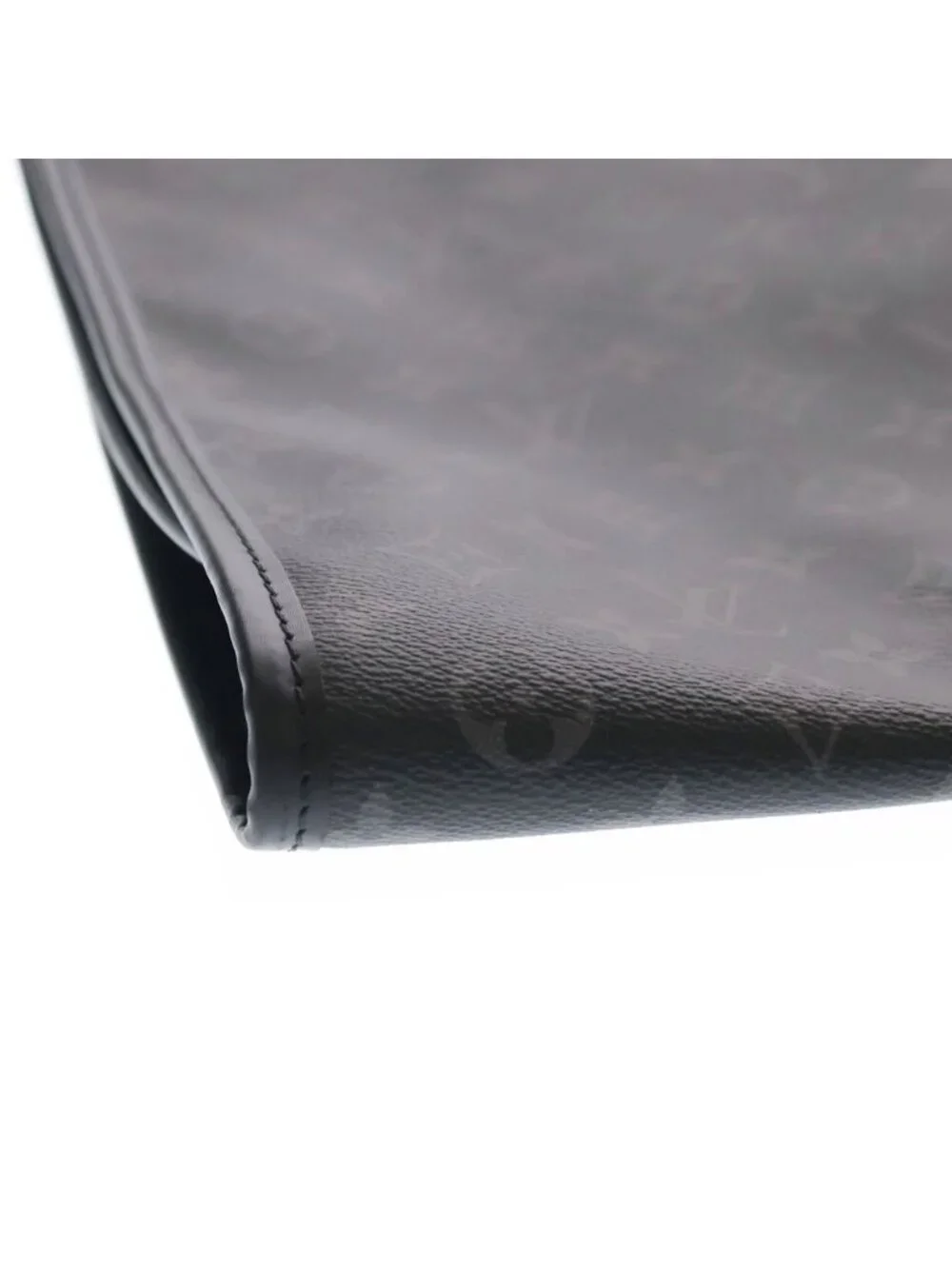 Louis Vuitton Monogram Eclipse Porto Avi Garment Bag Black Leather
